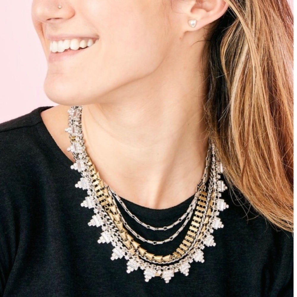 Stella & Dot multi layered necklace